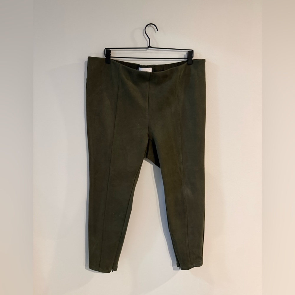By Anthropologie Suede Leggings